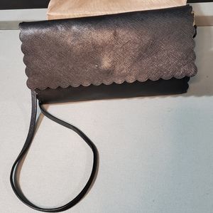Black H&M Handbag Clutch with Detachable Straps